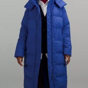 lululemon athletica Blue Puffer Coat